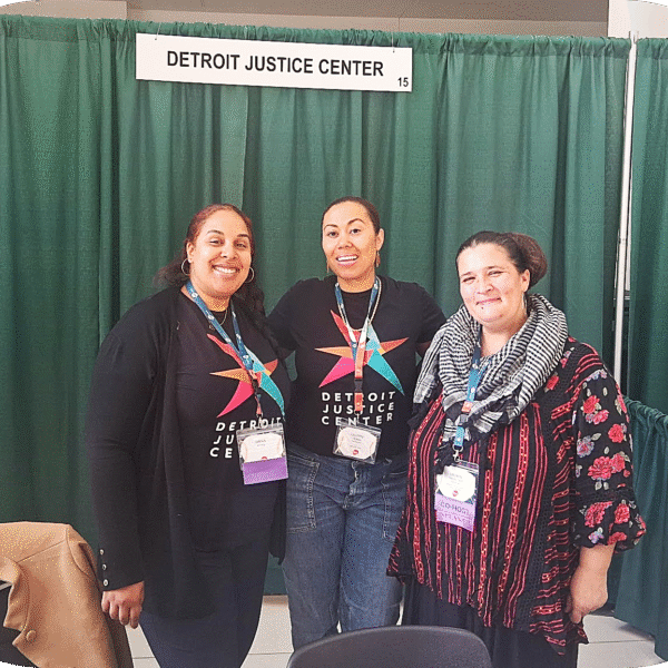 DJC's Dana Hayes, Lauren Thomas, and Lauren Fardig-Diop at the Reform Confence
